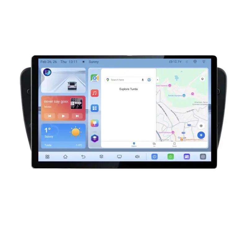 Navigație dedicată Seat Ibiza 2008-2014, ecran 13 inch, Android 4+64 GB Reducere