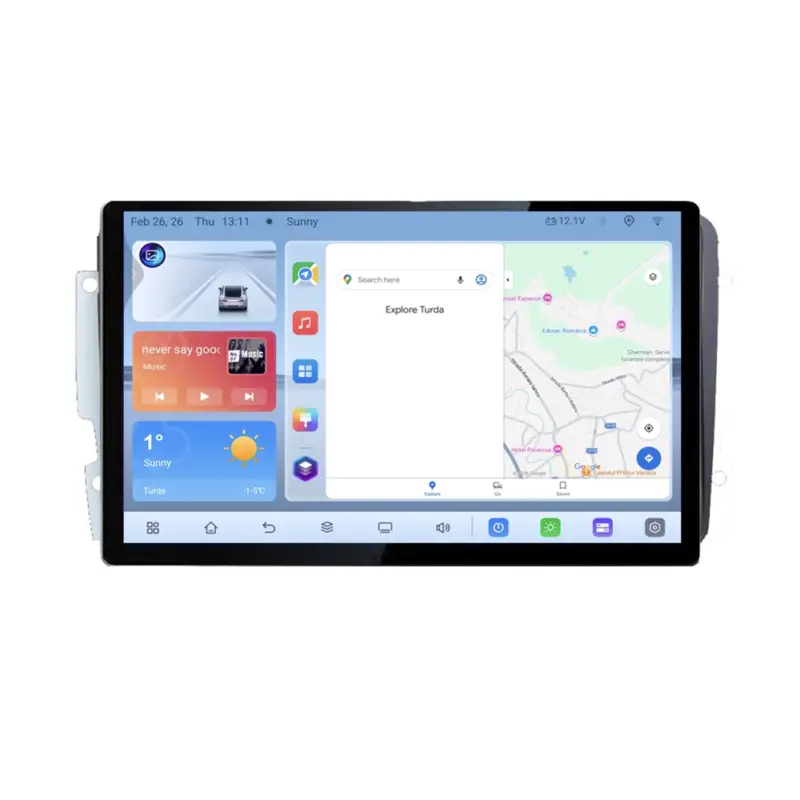 Navigație dedicată Mercedes C W203 CLK G-Class, 13 inch, Android 4G, 4+64 GB Calitate înaltă