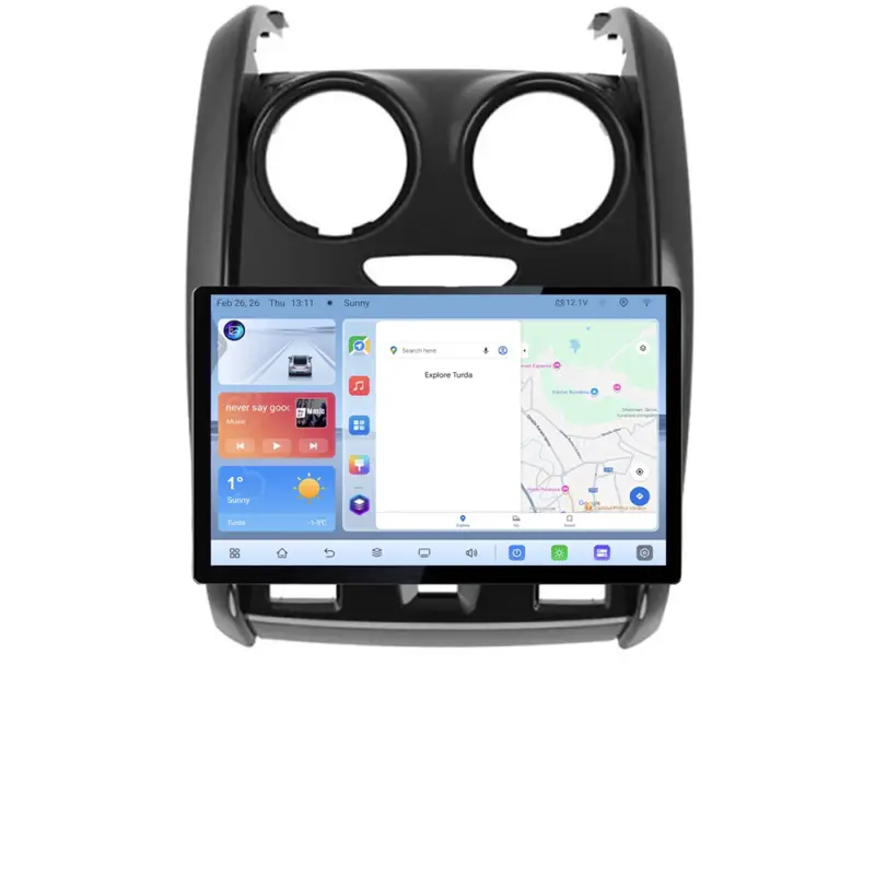 Calitate înaltă Navigație dedicată Dacia Duster 2012-2019, ecran 13 inch 1K, Android 4+64GB