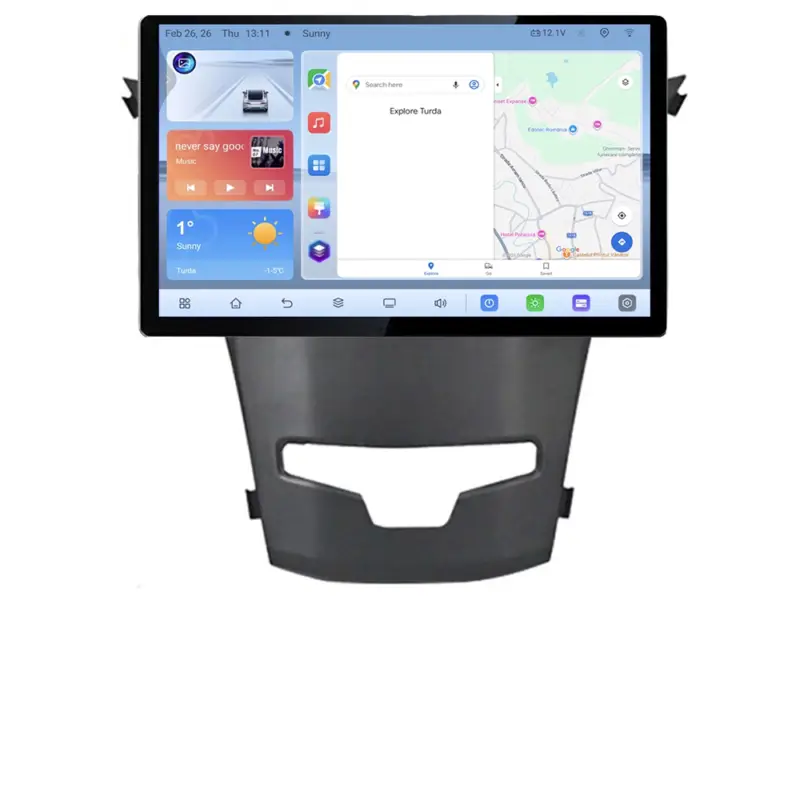Ofertă exclusivă Navigatie dedicata Ssangyong Korando 2014-2019, 13 inch, Android 4+64GB