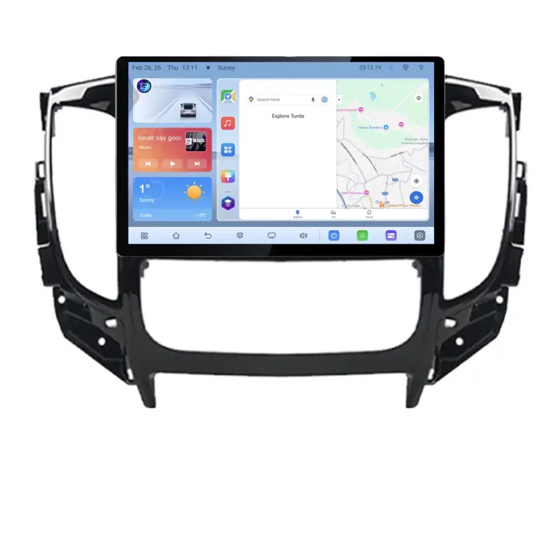 Discount Navigație dedicată Mitsubishi L200 2014-2020, 13 inch 1K, Android, 4G, 4+64 GB