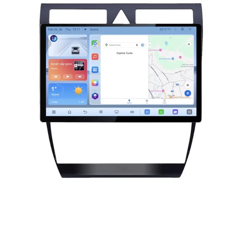 Livrare expres Navigatie dedicata Audi A6 cu ecran 13 inch 1K, Android, 4GB RAM, 64GB