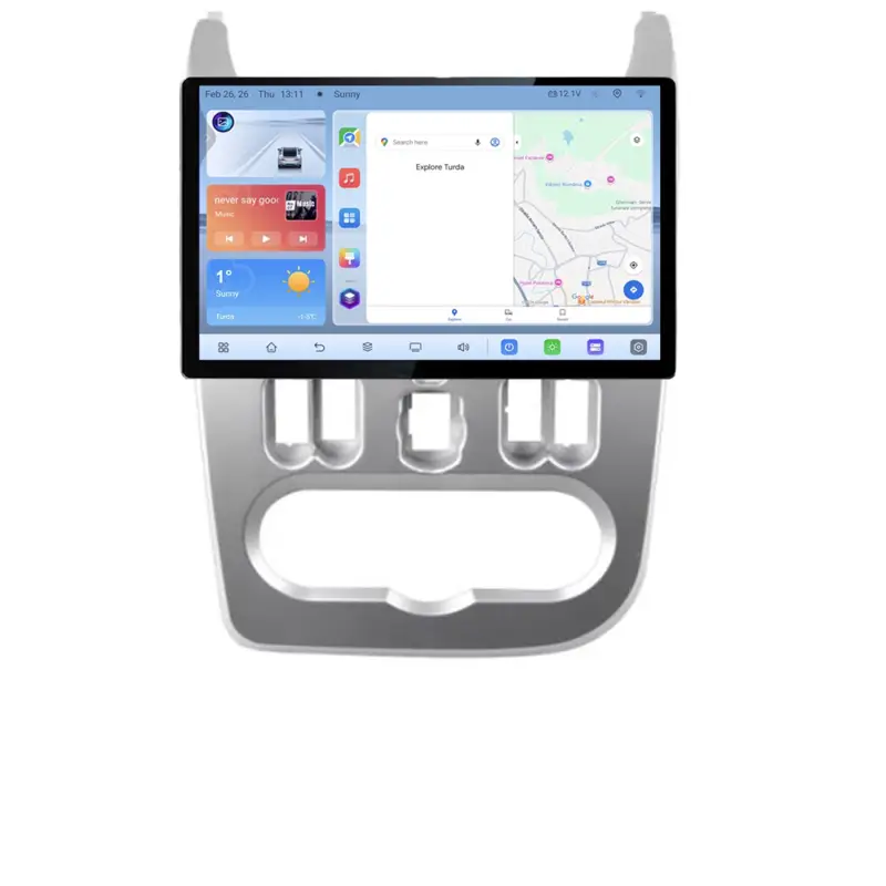 Plată securizată Navigație dedicată Dacia Duster 2010-2012, ecran 13 inch, Android 4GB+64GB