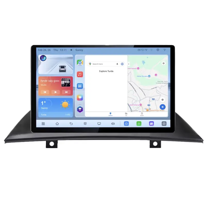 Navigație dedicată BMW X3 E83 2004-2012, ecran 13 inch, Android 4+64GB Chilipir