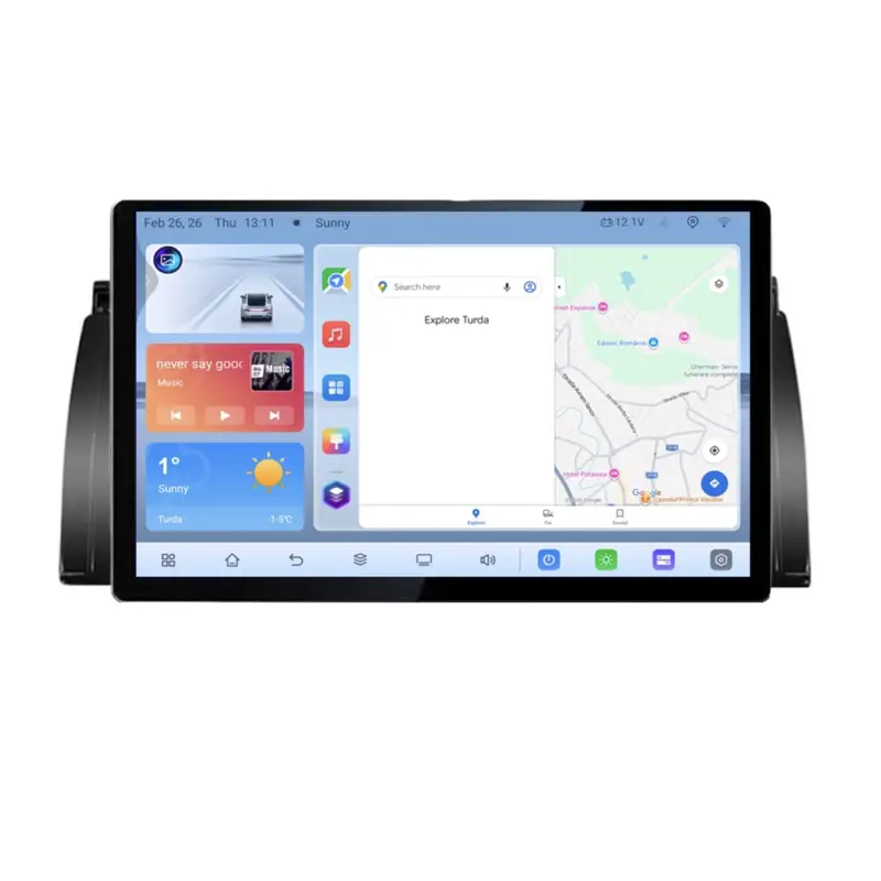Cumpărături sigure Navigatie dedicata BMW E39 si E53, ecran 13 inch, Android 4+64GB