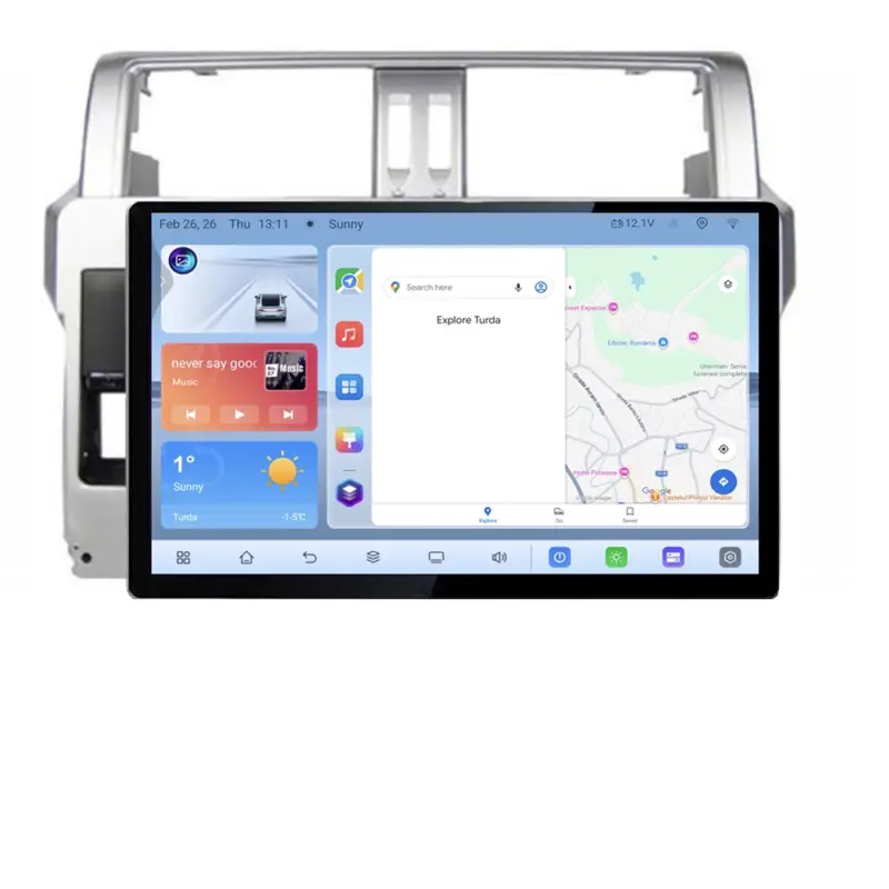Navigatie Toyota Land Cruiser J150 Prado 2014-2017, 13 inch, 4G, Android Preț mic