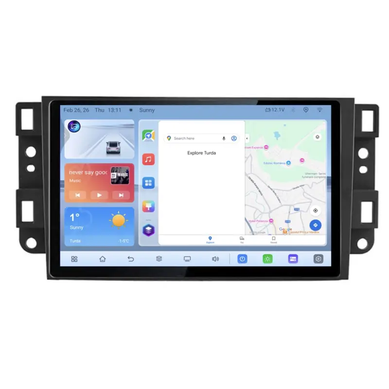 Navigație dedicată Chevrolet Captiva cu ecran 13 inch, Android 4GB+64GB Expediere rapidă