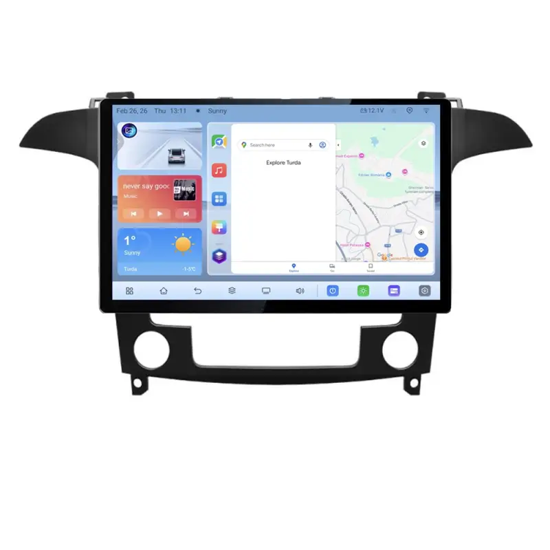 Premium Navigatie dedicata Ford S-Max 2008-2012, ecran 13 inch, Android 4+64GB