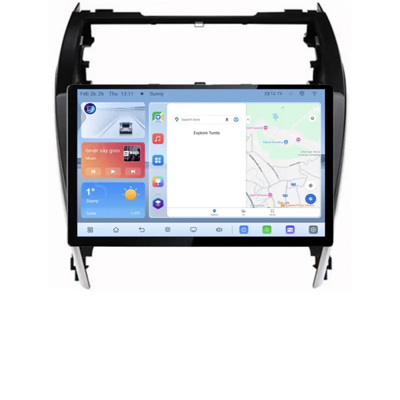 Navigatie dedicata Toyota Camry 2012-2018, QLED 13 inch, 4GB RAM, 4G Premium