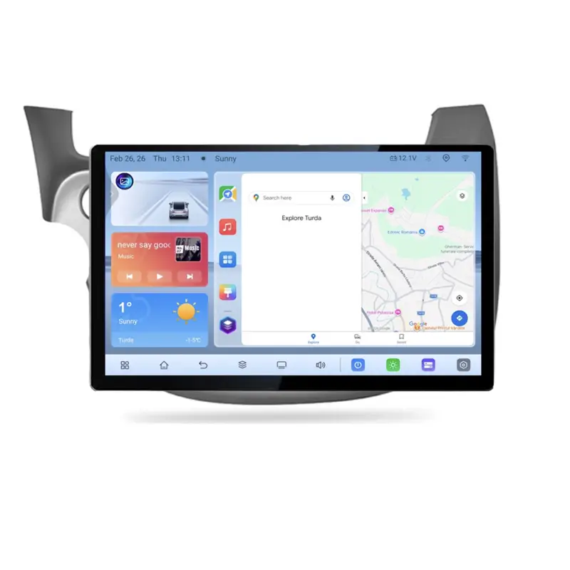 Chilipir Navigație dedicată Honda Fit 2008-2013, QLED 13 inch, 4G, CarPlay, 4GB+64GB