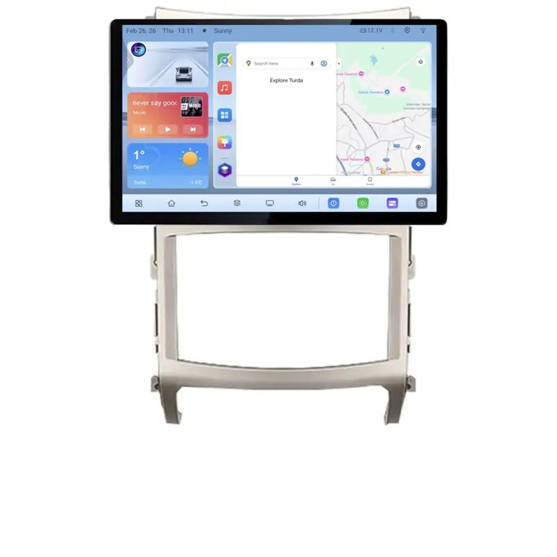 Navigație dedicată Hyundai IX55, QLED 13 inch, 4G, CarPlay, 4GB/64GB Livrare gratuită