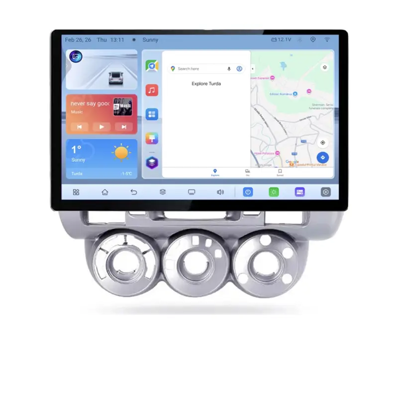 Navigatie dedicata Honda Fit Jazz 2004-2008, QLED 13 inch, 4GB+64GB, 4G Preț redus