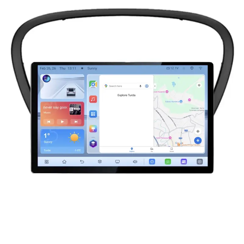 Navigatie dedicata Peugeot 607 cu ecran QLED 13 inch, 4GB RAM, 64GB Reducere extra