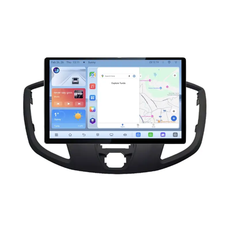 Navigație dedicată Ford Transit V363 2015-2021, 13 inch QLED, 4G, CarPlay Promoție
