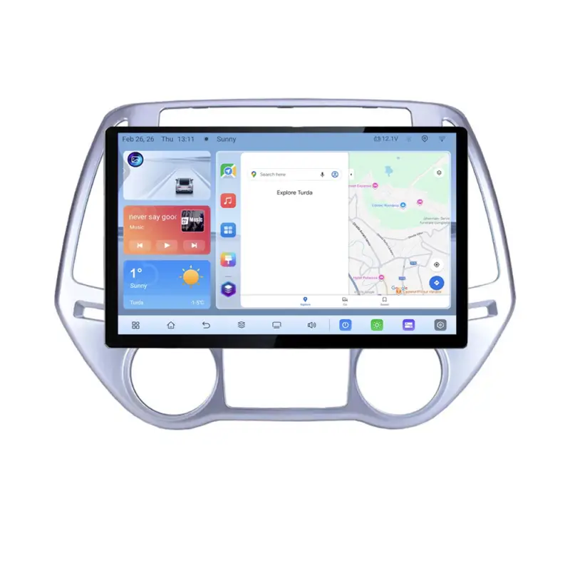 Navigatie dedicata Hyundai i20 2011-2014, QLED 13 inch, 4GB RAM, 4G Livrare rapidă