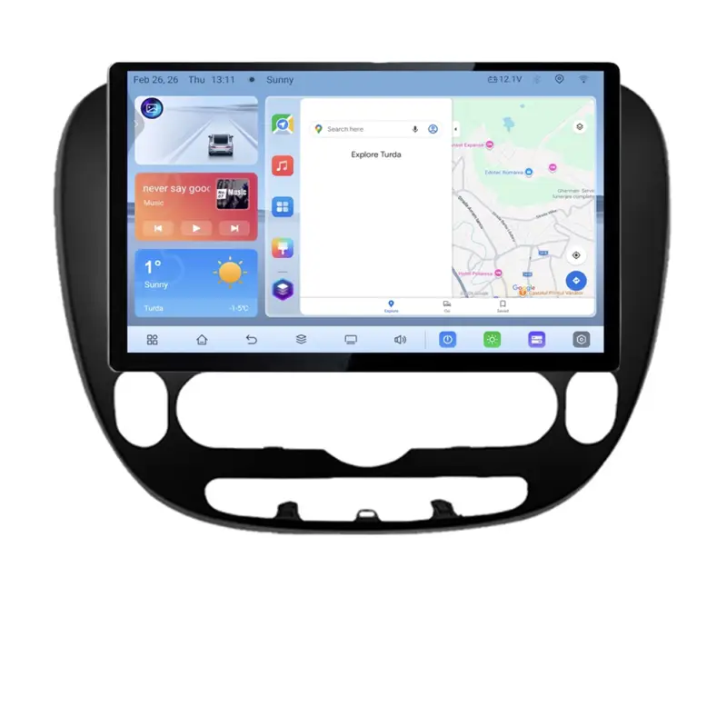 Navigație dedicată Kia Soul 2014-2019, QLED 13 inch, 4GB RAM, 64GB, 4G Retur gratuit