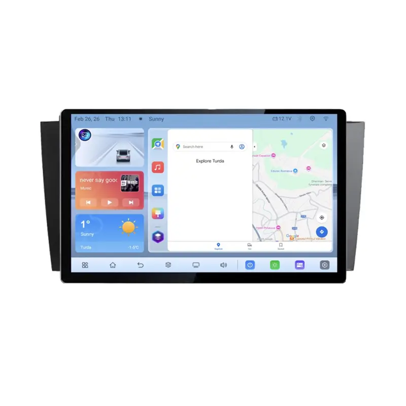 Navigatie dedicata Mercedes CLK W209, ecran QLED 13 inch, 4G, CarPlay Transport gratuit