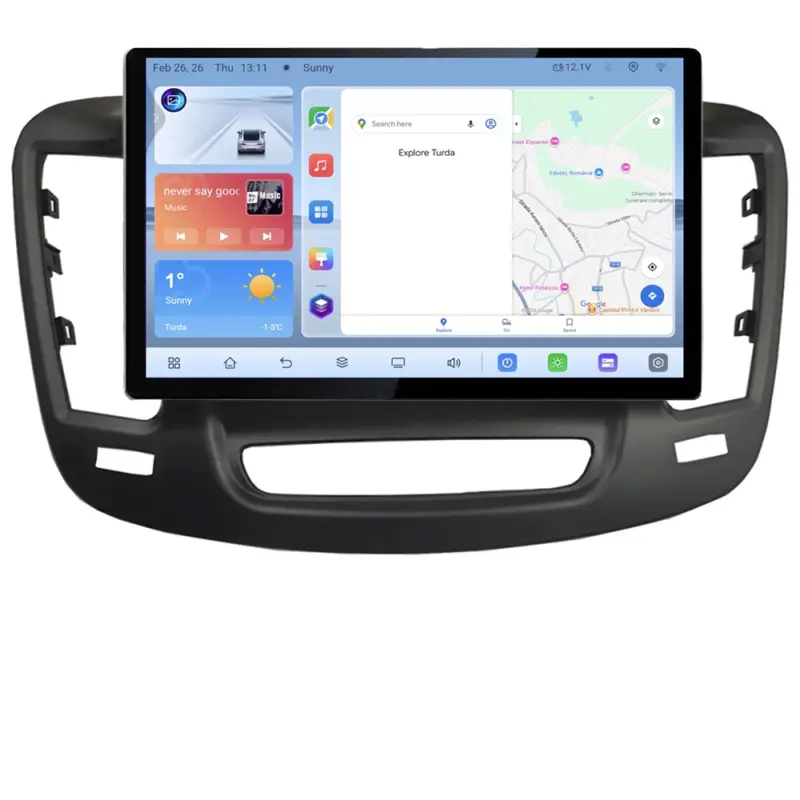 Disponibil imediat Navigație dedicată Chrysler 200 2015-2019, QLED 13", 4GB RAM, 64GB, 4G
