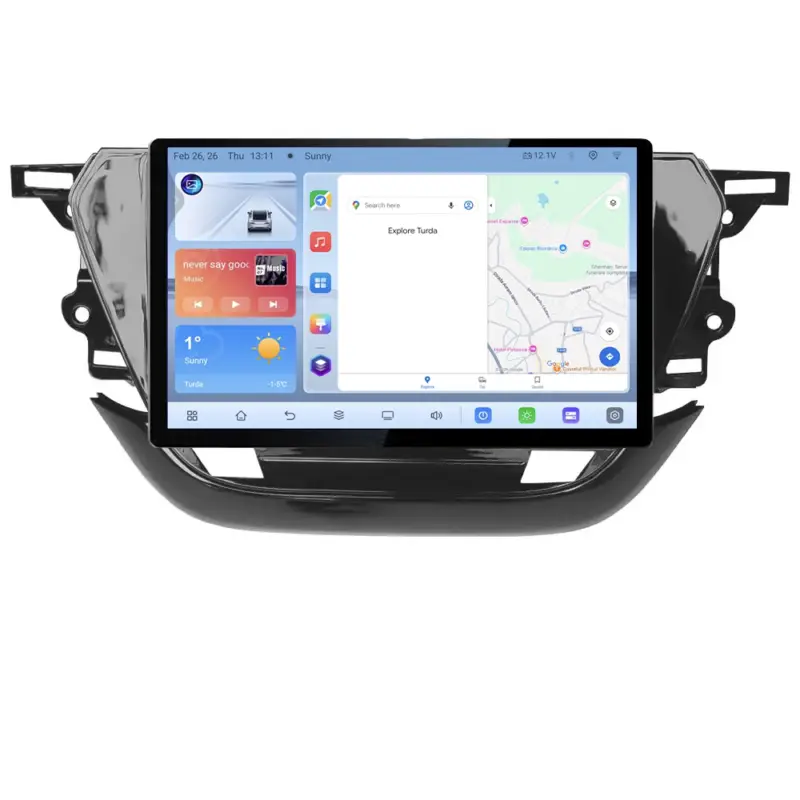 Ofertă exclusivă Navigație dedicată Opel Corsa F 2019+ cu ecran QLED 13", 4G și CarPlay