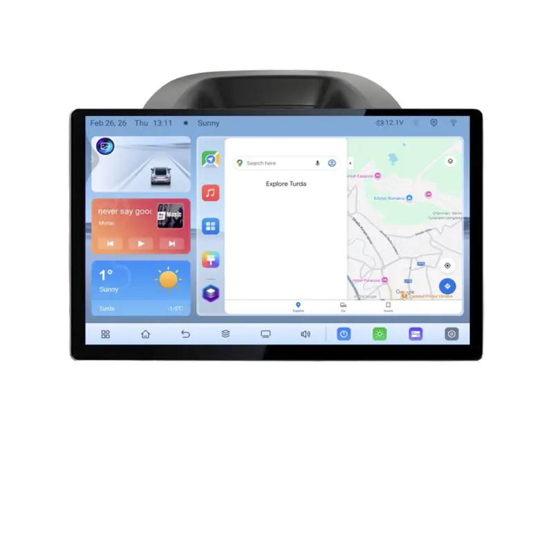 Navigație dedicată Ford Ecosport 2017-2019, QLED 13 inch, 4GB RAM, 4G Reducere