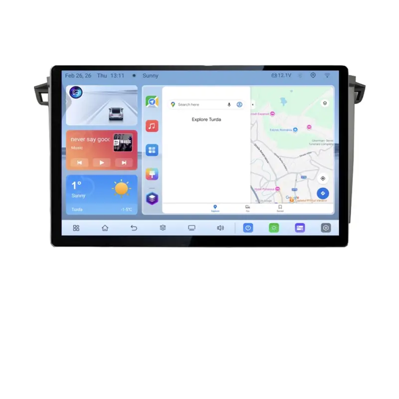 Livrare gratuită Navigație dedicată Toyota Land Cruiser L100 2002-2006, QLED 13 inch, 4G