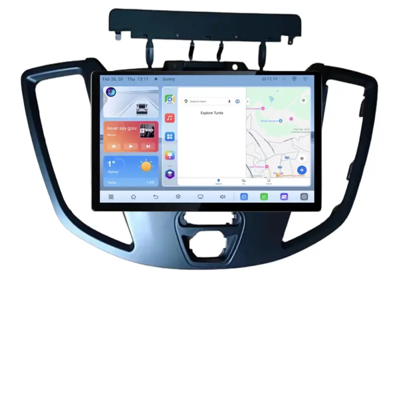 Bestseller Navigație dedicată Ford Transit 2015-2020, 13 inch QLED, 4G, CarPlay, DSP