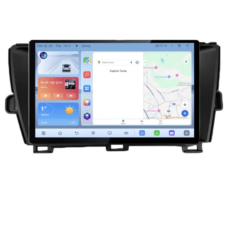 Navigatie Toyota Prius 2009-2014 Edotec Android 13 inch QLED 4G GPS DSP Cumpărături sigure