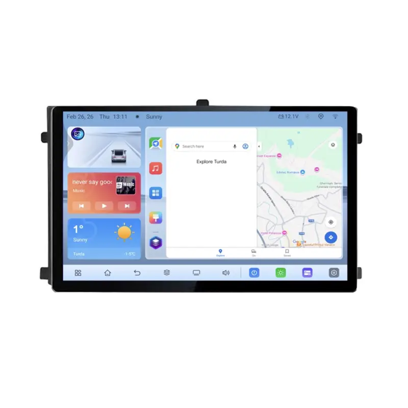 Navigatie Android 13 inch QLED pentru SsangYong Rexton 2019+ 4GB+64GB 4G DSP Chilipir