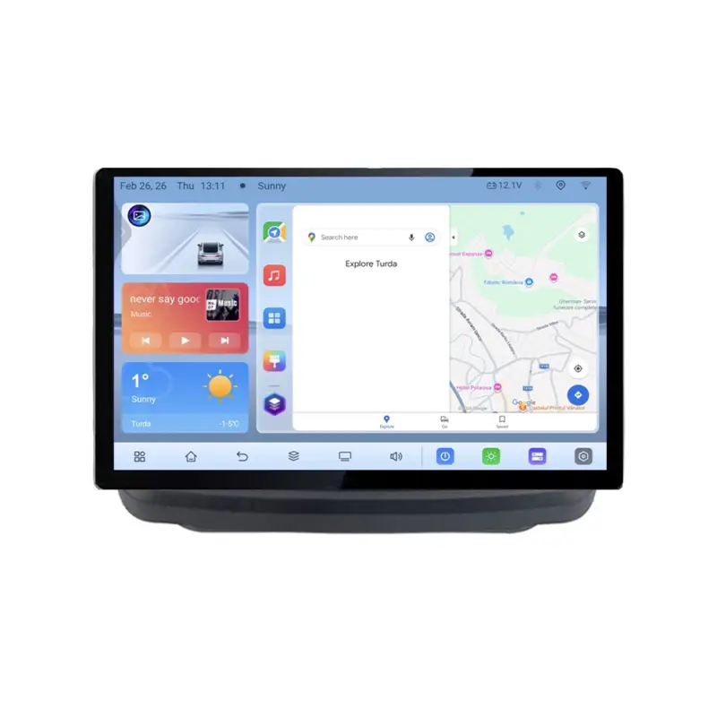 Ultima șansă Navigație dedicată Hyundai Genesis 13 inch QLED Android 4G DSP GPS