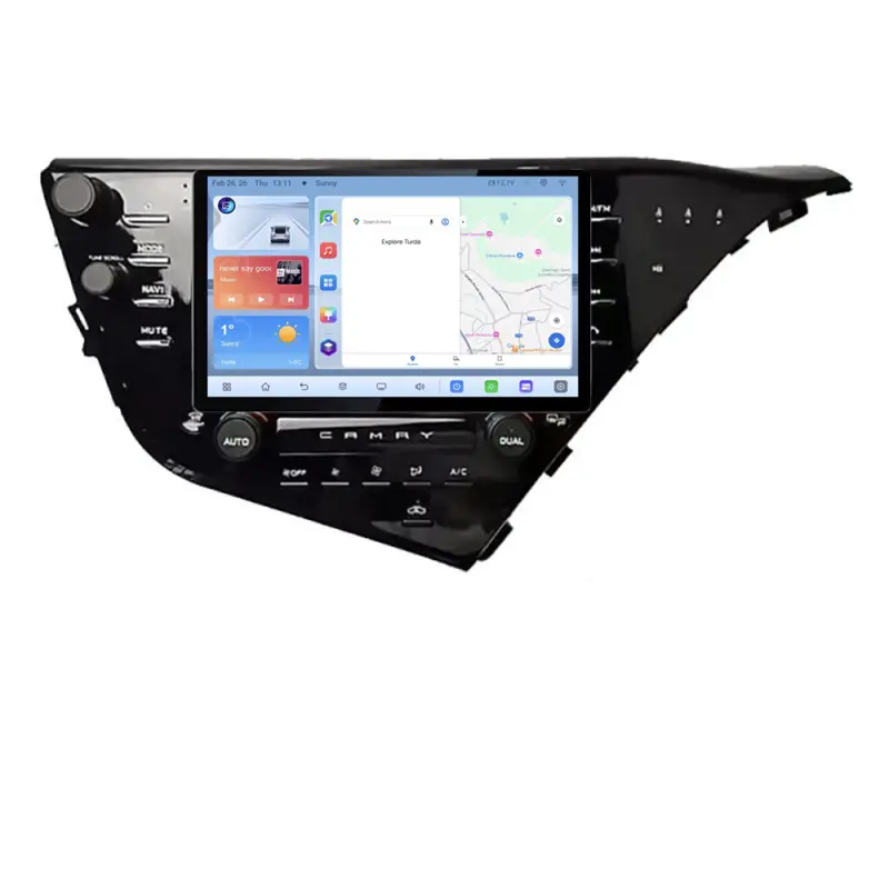 Navigatie Toyota Camry 2017-2021 Edotec 13 inch QLED Android 4G GPS DSP Preferatul clienților