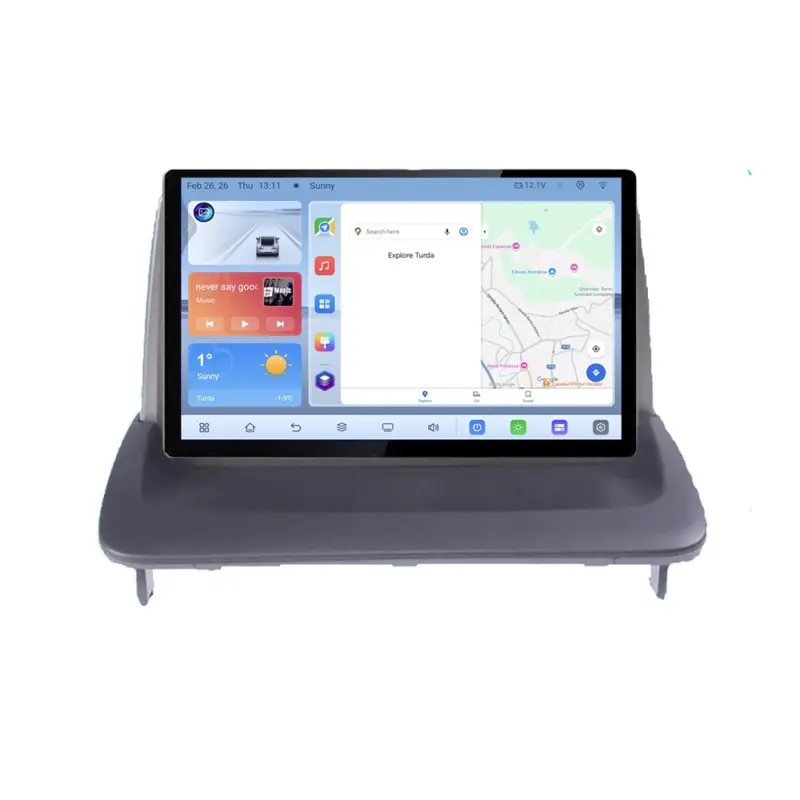 Navigație dedicată Volvo C40 Edotec 13 inch QLED, 4G, 4+64GB, DSP Plată securizată