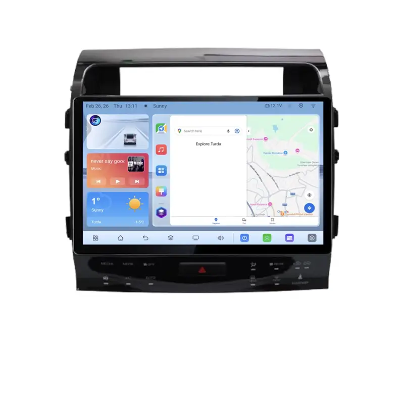 Transport gratuit Navigatie Toyota Land Cruiser V8 2008-2019 Edotec 13 inch QLED Android 4G