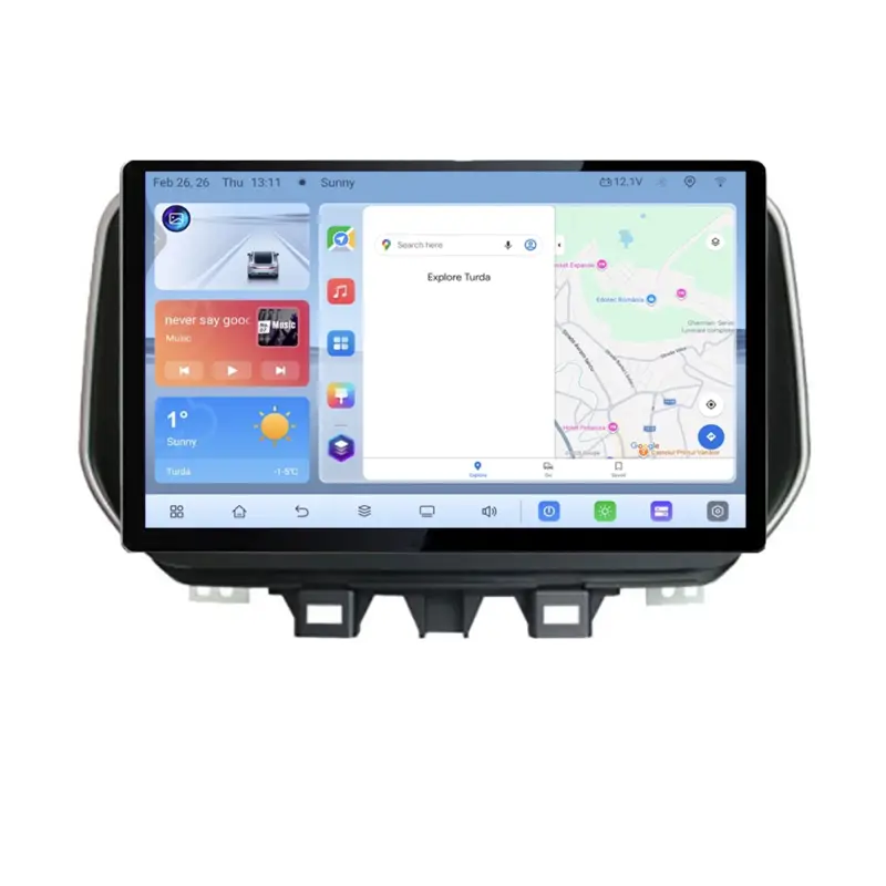 Cumpărături sigure Navigație Hyundai Tucson 2019 Edotec 4GB+64GB, QLED 13 inch, 4G