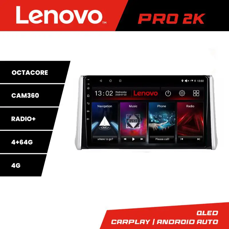Navigatie Android Toyota RAV4 2018+ QLED 2K, 8 Core, 4GB+64GB, 360 Vezi acum