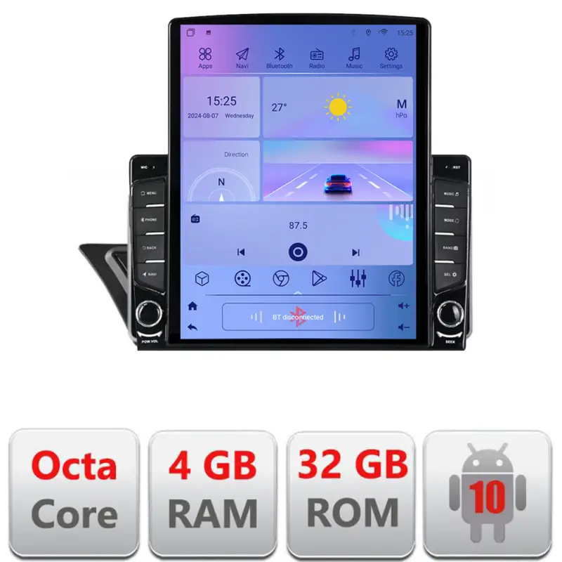 Navigatie Android Audi Q5 2008-2016 Non-MMI, ecran Tesla 9.7 inch, 4+32GB Premium