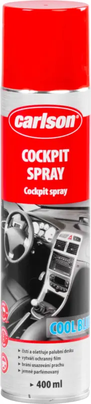 Discount Spray cockpit Carlson Cool Blue pentru curățare bord auto, 400 ml