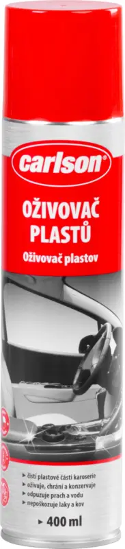 Retur ușor Spray revitalizant pentru plastic auto Carlson 400 ml, interior și exterior