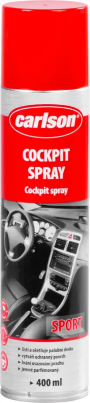 Ofertă Spray pentru bord Carlson Cockpit Sport, efect antistatic, 400 ml