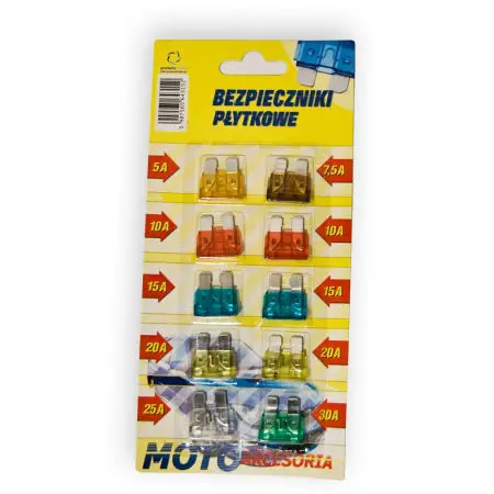 Set siguranțe auto MIDI 5A–30A, 10 bucăți pentru protecția circuitelor Cumpărături sigure