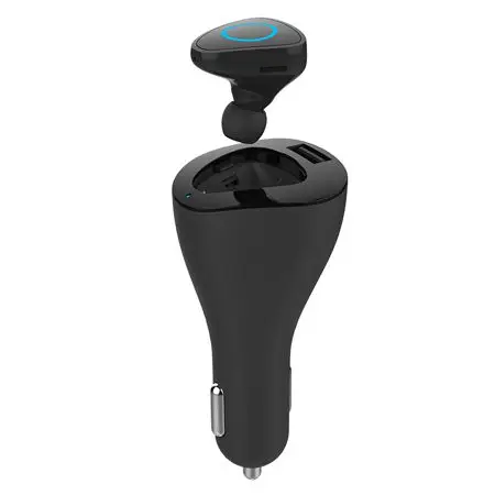 Cască Bluetooth auto K11 4.1 Kruger&Matz cu voce HD și USB 2.1A Retur gratuit