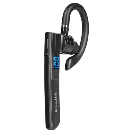 Ieftin Cască Bluetooth 5.2 Kruger&Matz K16 cu cârlig, autonomie 18 ore