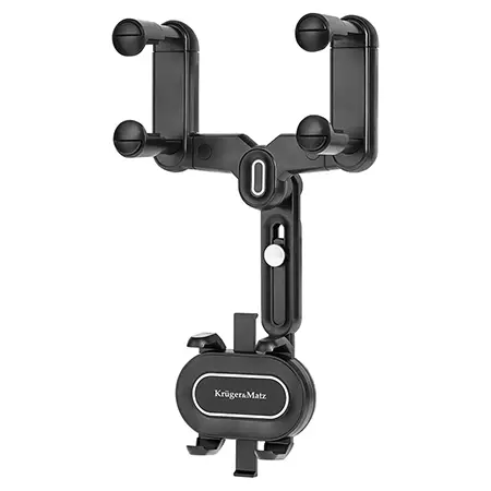 Cumpărături sigure Suport universal telefon pentru oglindă auto Kruger&Matz, rotire 360°