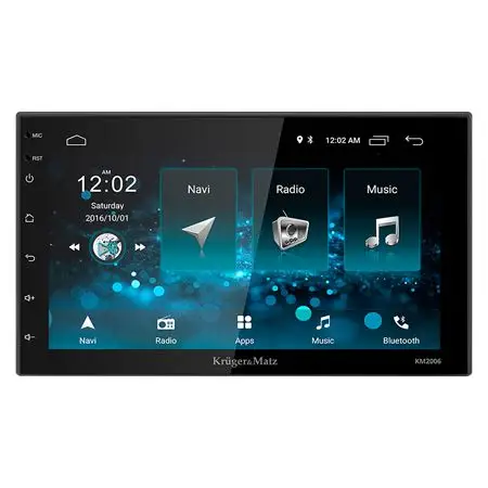 Player auto 2DIN Kruger&Matz Android 10, ecran 7" tactil, GPS, Bluetooth Preț promoțional