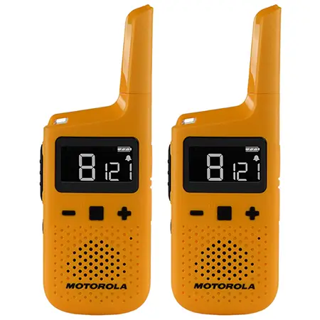 Stații radio PMR Motorola T72, set 2 bucăți, 16 canale, 8 km Vezi acum