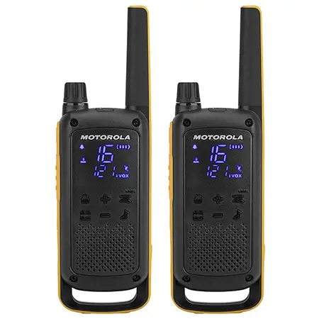 Disponibil imediat Set 2 statii radio PMR Motorola Talkabout T82 Extreme, IPx4, USB