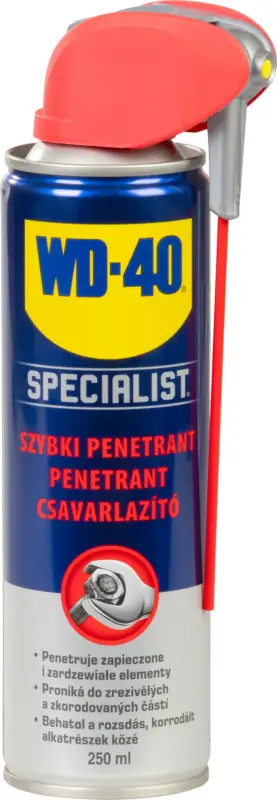 Calitate înaltă Spray penetrant WD-40 Specialist pentru suruburi ruginite, 250 ml