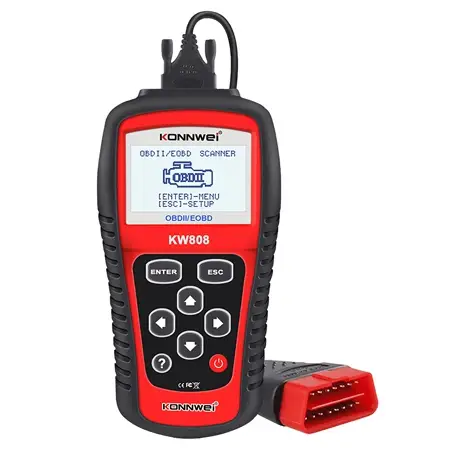 Tester diagnoză auto OBD2 Konnwei KW808 pentru citire și ștergere erori Cumpără online
