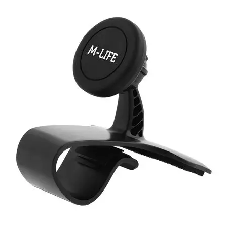 Suport magnetic auto M-Life pentru bord, universal, cu 2 plăcuțe metalice Cumpără acum