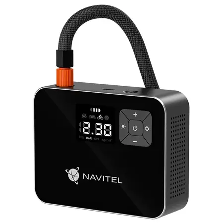 Compresor auto fara fir Navitel Air 15 AL, 120 PSI, baterie 16.8 Wh Mai ieftin