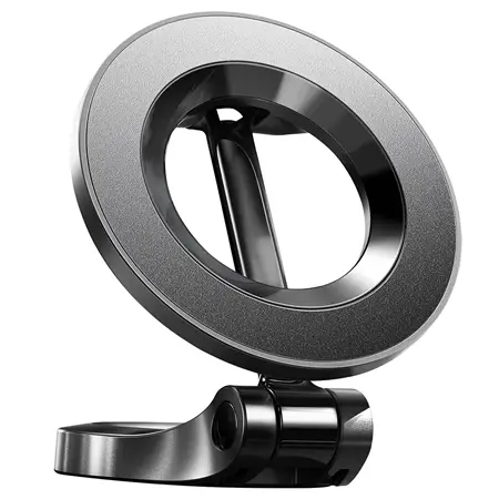 Reducere Suport auto magnetic MagSafe Platinet cu adeziv 3M, metal, rotire 360°